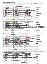 Bài tập Tiếng Anh Lớp 12 (Có đáp án)